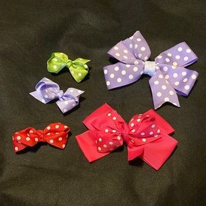 *Bundle* Assorted Polka Dot Hair Bows